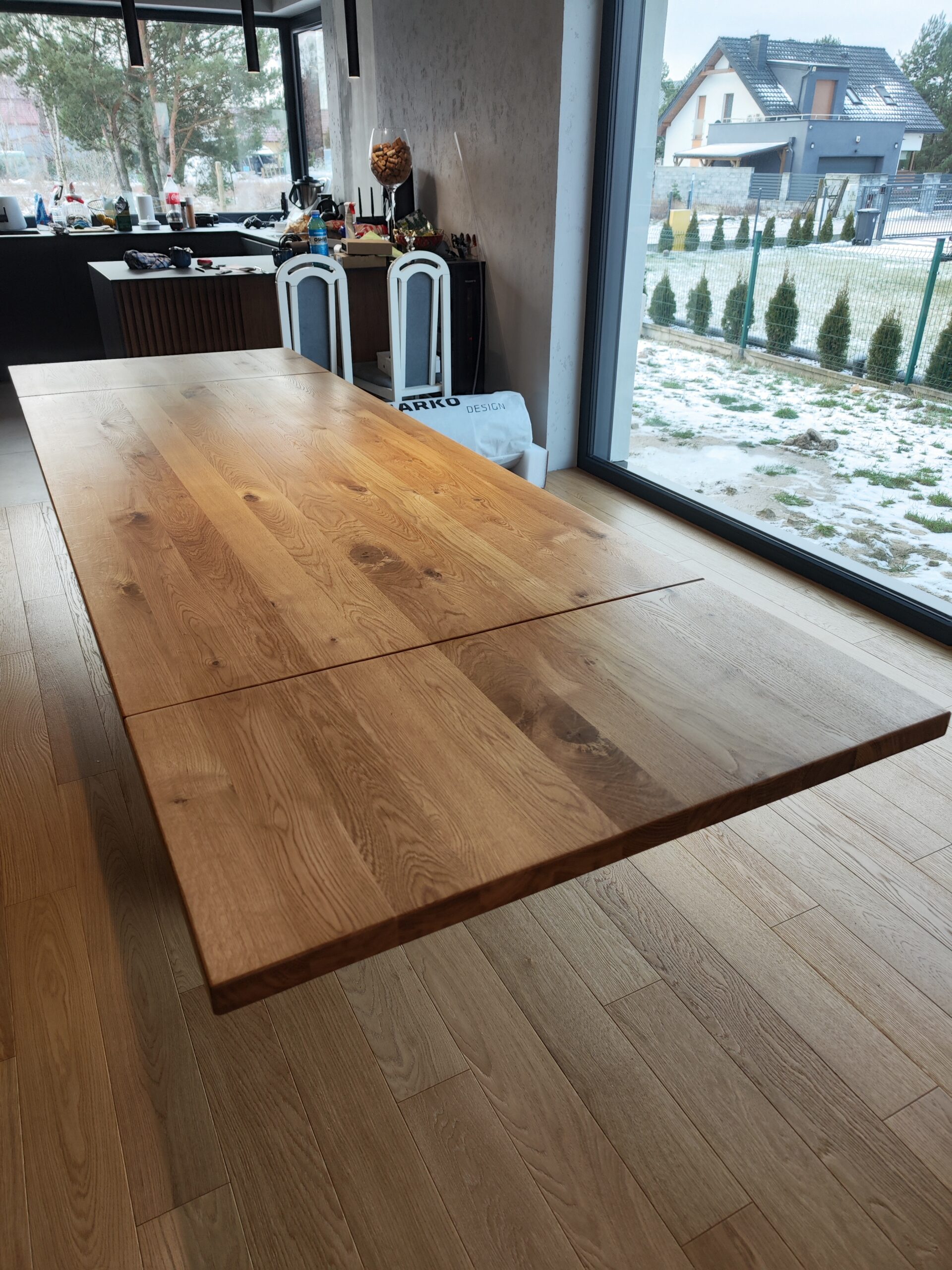 stoł dębowy rozkładany